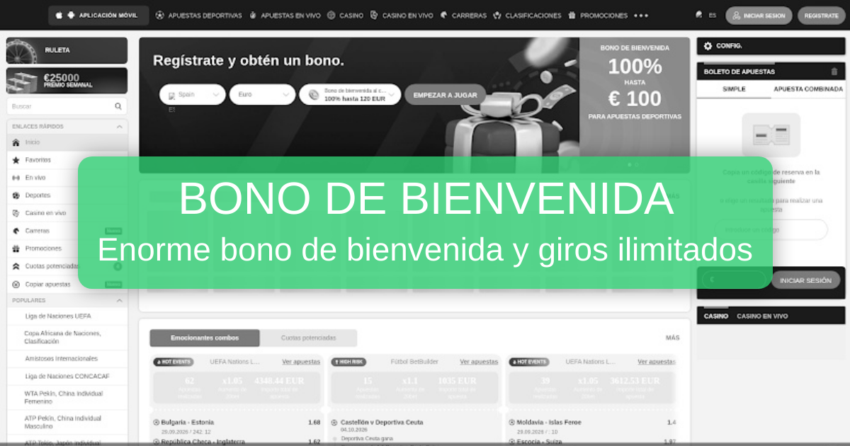 Bet20 Casino: sitio oficial en España