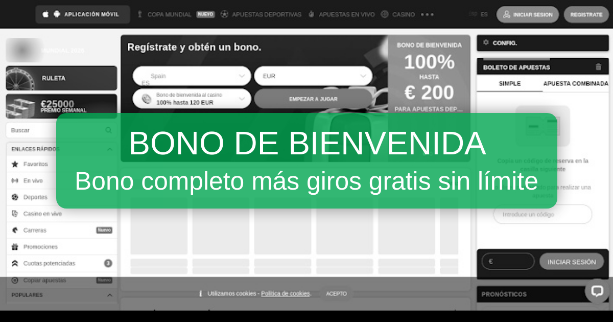Bet20 Casino: Bonos Impresionantes para Ti